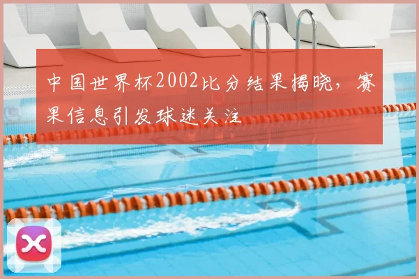 中国世界杯2002比分结果揭晓,赛果信息引发球迷关注